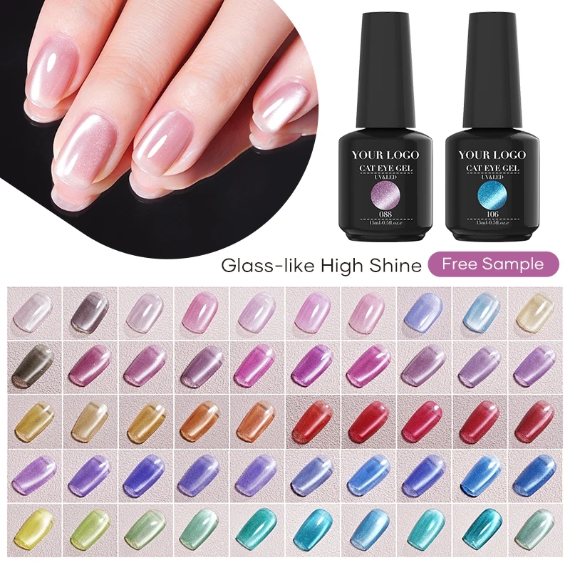 Crystal Pearl Cat Eye Gel Polish